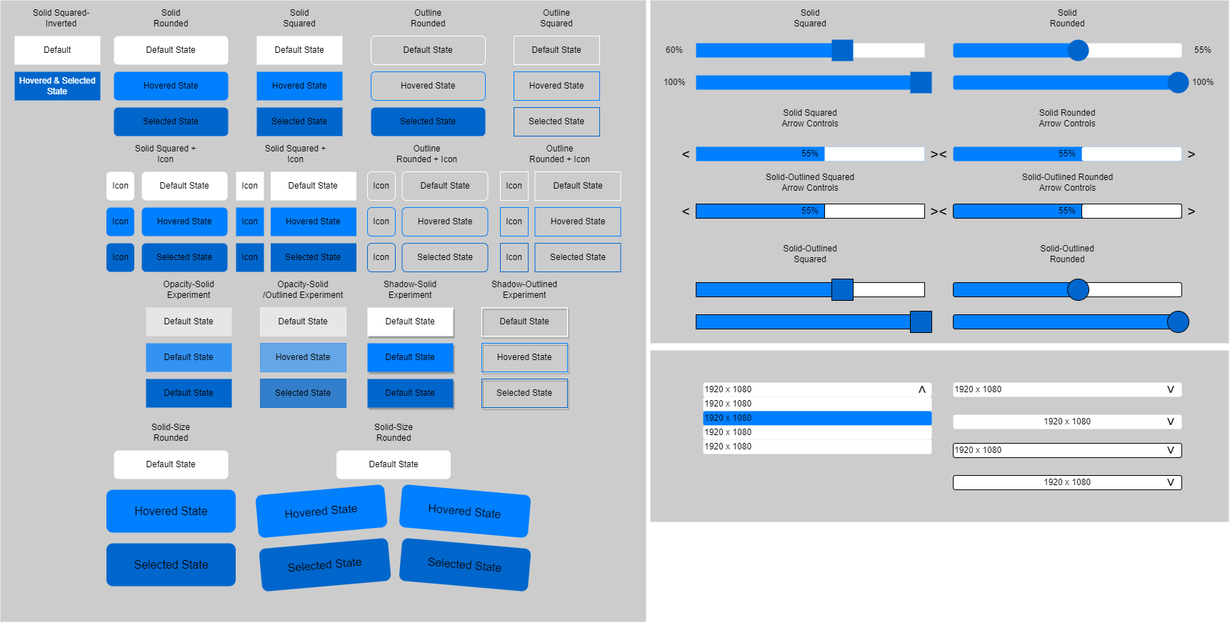 UI Element Exploration